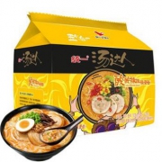 宅男必备：统一 汤达人 酸酸辣辣豚骨面方便面130g*5袋