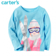 Carter's1件式女宝宝长袖T恤