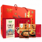 内蒙古蒙都 和家欢草原牛羊肉熟食礼盒1980g