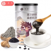 一年一冬 黑芝麻核桃桑葚黑豆粉 600g/罐