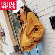 2018春装新款， 韩都衣舍 女士复古机车外套