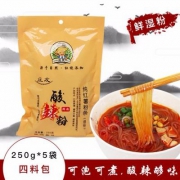 无添加，庄友 纯红薯粉条酸辣粉250g*5袋 含调料