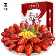 孟公子 正宗湘味 麻辣小龙虾750g（含汤汁） 约17-24只