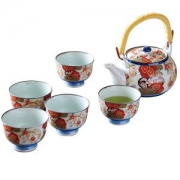 西海陶器 锦平安樱 茶壶茶具套装