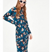 春上新：ZARA 新品TRF女装印花连身裙