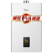 PLUS会员：美的（Midea）13升燃气热水器 智能精准恒温 三档变升电辅防冻 JSQ25-G1(天然气)