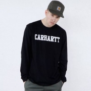 18年春夏新款，Carhartt 男士l/s COLLEGE长袖T恤  prime会员免费直邮