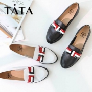 Tata 他她 女士英伦蝴蝶结单鞋2I216AQ7 2色