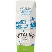 澳洲原装进口！VITALIFE 维纯 全脂UHT牛奶 250ml*24盒 *5件    171.05元包邮含税（双重优惠）