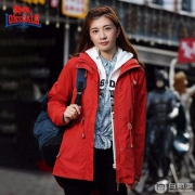 LONSDALE 龙狮戴尔 女款户外三合一冲锋衣两件套 多色