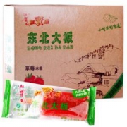 红宝石 东北大板 冰棍 草莓味 90g*8支 *2件