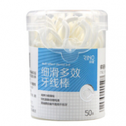 不限购！纳诺神蜂 羽诺细滑多效牙线棒50支/盒