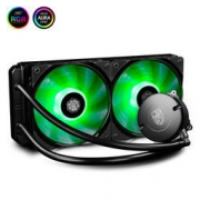 DEEPCOOL 九州风神 水元素 240RGB一体式CPU水冷散热器 (RGB/静音风扇/大容量冷排/支持I9/2066/AM4)