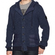 L码！Calvin Klein Jeans 男带帽针织衫