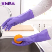 星和良品 塑胶防水家用手套 6双