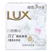 限广东：LUX 力士 靓肤香皂三块装 白皙焕采115g*3