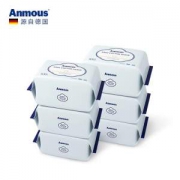 德国 安慕斯 Anmous 婴儿手口专用棉柔巾 干湿两用 100抽*6包