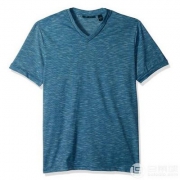 Perry Ellis 派瑞·艾力斯 Texture Slub 男士V领短袖T恤 Prime会员凑单免费直邮含税