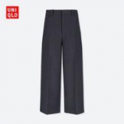 UNIQLO 优衣库 400556 女士羊毛混纺宽腿九分裤