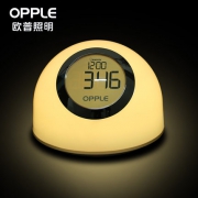欧普 七彩氛围灯 LED床头灯 2.5w 内置生态闹钟