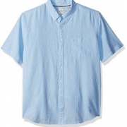 Dockers Linen男短袖衬衫