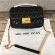 MICHAEL Michael Kors 女士小羊皮菱格纹链条单肩斜挎包 两色