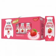 伊利 味可滋草莓牛奶240ml*12盒