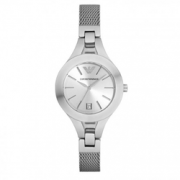 EmporioArmani 女士经典手表 银色