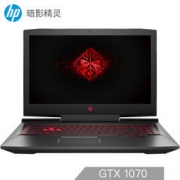 19日0点：HP 惠普 暗影精灵III代 15.6英寸游戏笔记本电脑（i7-7700HQ、8G、128G+1T、GTX1070、 120Hz ）