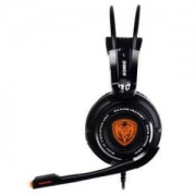 硕美科（SOMIC）G941 电脑头戴式 降噪震动 USB7.1声效带麦  黑色 *2件
