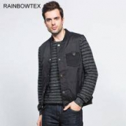 rainbowtex 春秋男士马夹棒球立领棉马甲