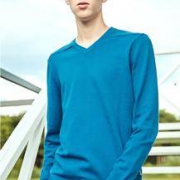 真维斯 男子V领针织毛衣