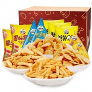 凯利来 膨化零食大礼包整箱500g