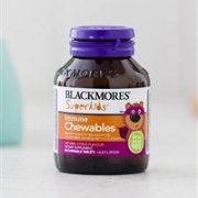 Blackmores 儿童提高免疫力咀嚼片 60片（不含人工色素/甜味剂） 改善偏食