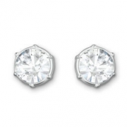 京东PLUS会员： SWAROVSKI 施华洛世奇 1179717 闪亮镀白金色耳环