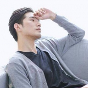 网易严选 男式基础V领长袖T恤 两色