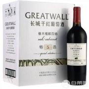 GreatWall 长城 特选5年橡木桶解百纳干红葡萄酒 750ml*6瓶*2件