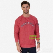 限尺码，Nautica 诺帝卡 Signature Logo 男士圆领卫衣  Prime会员凑单免费直邮含税