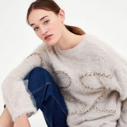 历史低价：ZARA TRF 03184006251 女士针织衫