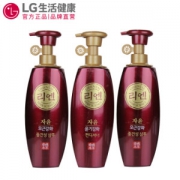 韩国 LG睿嫣(ReEn) 滋润 中干性发质洗护套装 洗发水500ml×2+护发素500ml×1