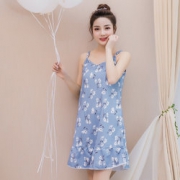 霓美舒 夏季性感甜美吊带睡裙