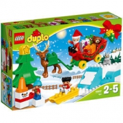 LEGO 乐高 Duplo 得宝系列 10837 圣诞老人的寒假 *2件