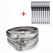 Lowent 沃文特 不锈钢卡箍 6-12mm*+中性笔 十支