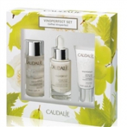 Caudalie 欧缇丽/泰奥菲 臻美亮白三件套装 精华30ml+精华水50ml+晚霜15ml