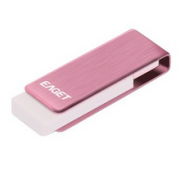 EAGET忆捷 F50 USB3.0高速情侣金属U盘64G 360度旋转款粉色89.9元