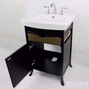 镇店之宝，KOHLER 科勒 K-2449T-A-F2 封闭式浴室柜 含K-2358T单孔面盆