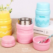 THERMOS 膳魔师 不锈钢保温焖烧罐 470ml*2个 4色