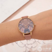 文艺小清新，Olivia Burton Enchanted Garden 女士英伦花园时尚腕表 £58