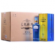 洋河蓝色经典 邃之蓝 52度 500ml*5瓶 送牛奶*2箱+食用油5L