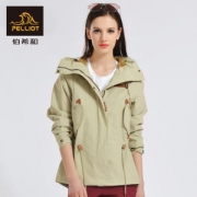 伯希和 户外单层冲锋衣 女登山服外套